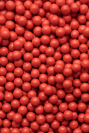 Chocolate Balls - Red - (Large/10mm) Sprinkles Sprinkly