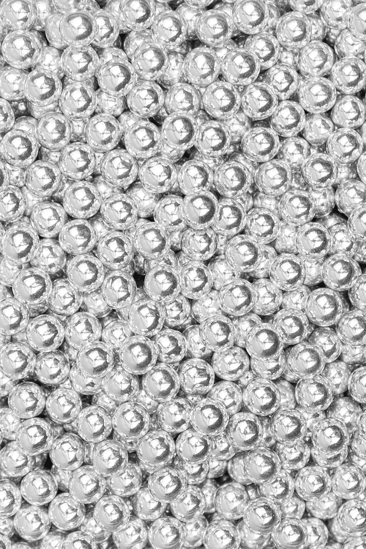 Chocolate Balls - Silver - (Large/10mm) Sprinkles Sprinkly