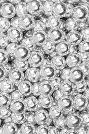 Chocolate Balls - Silver - (X-Large/20mm) Sprinkles Sprinkly