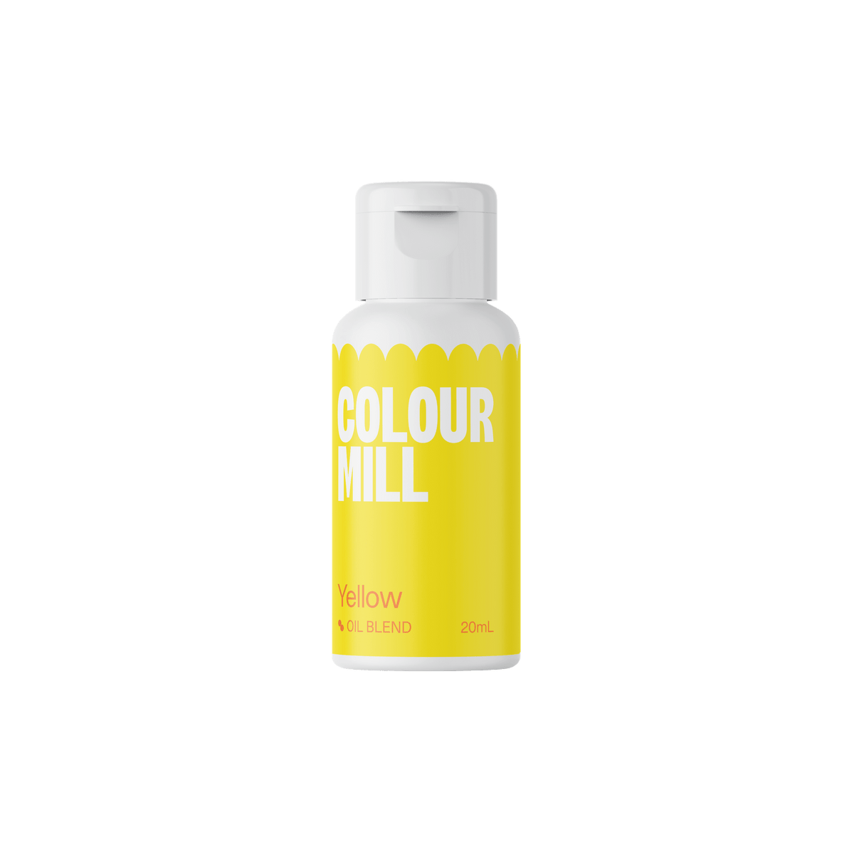 Colour Mill Yellow oil based food colouring 20ml bottle