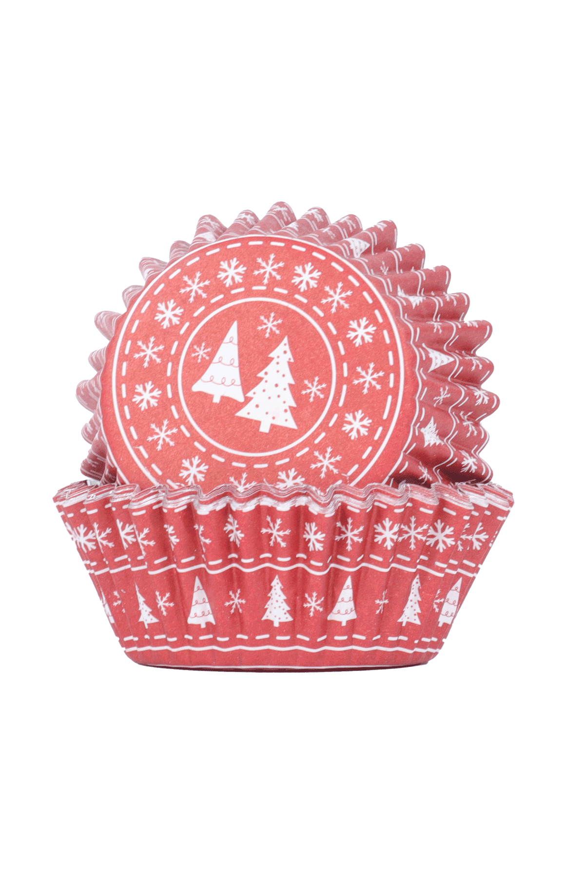 Cupcake Cases - Red Christmas Jumper - 30 Pack Cupcake Cases PME