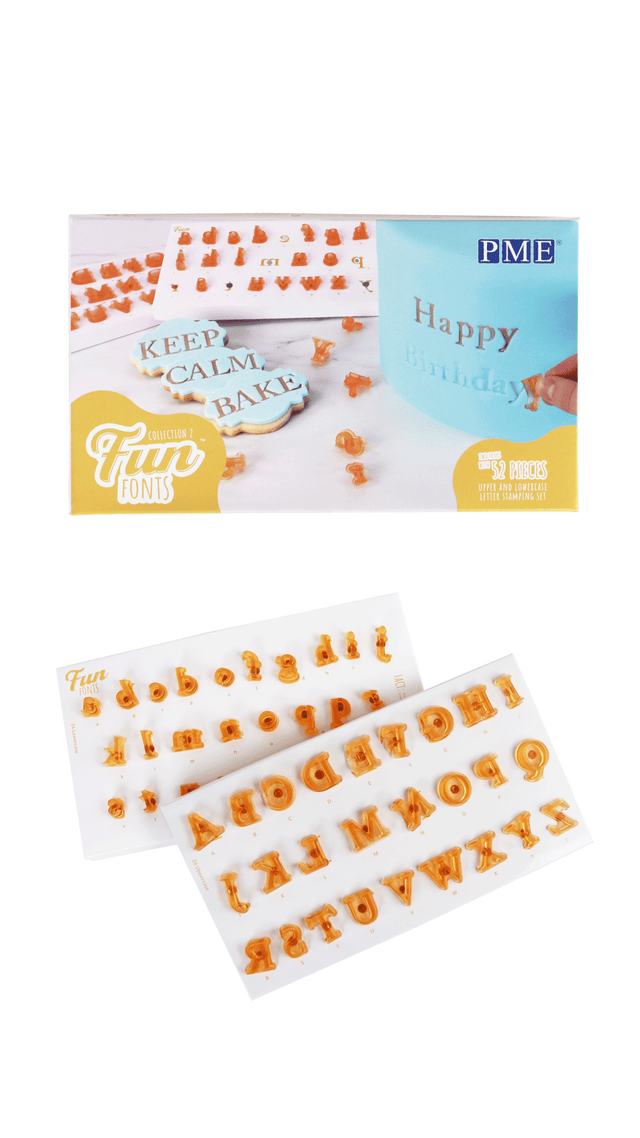 PME Fun Fonts - Alphabet Letters Upper & Lower Case | SPRINKLY.co.uk