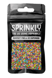 Glimmer 100's & 1000's - Rainbow Sprinkles Sprinkly 30g Sample Packet 