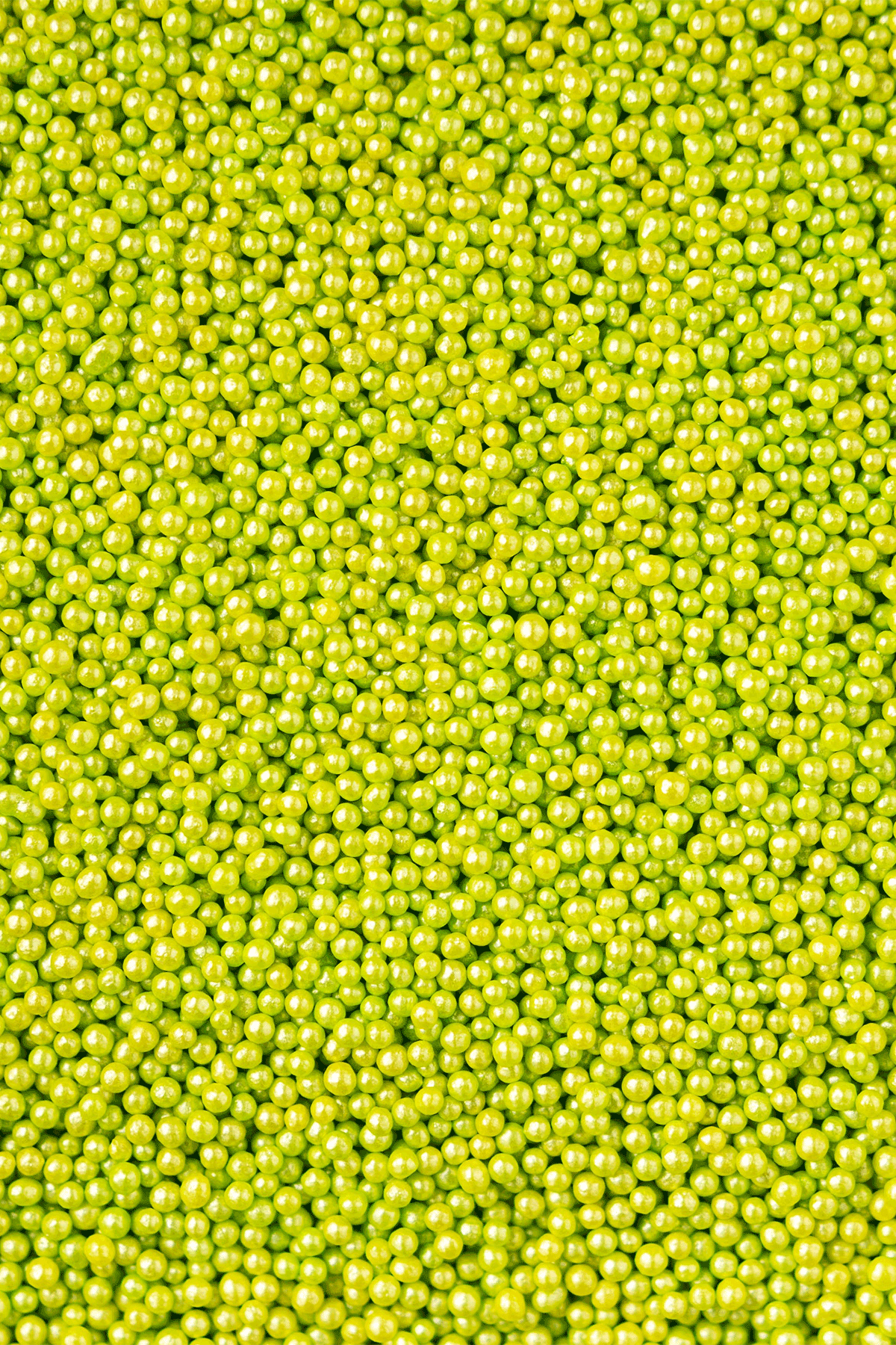 Glimmer Pearls - Lime Green Sprinkles Sprinkly