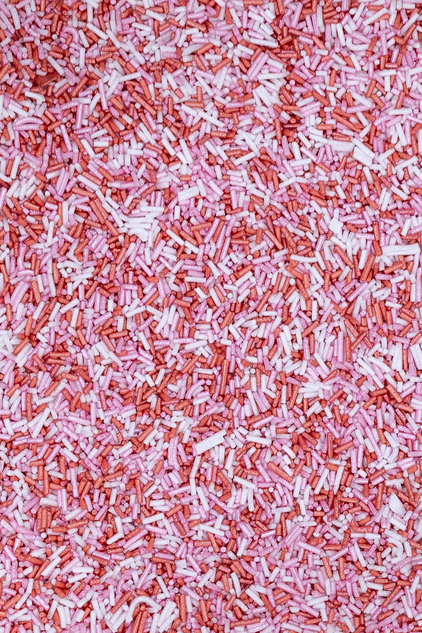 Glimmer Strands - Pink, White & Red (Valentines Mix) Sprinkles SPRINKLY 