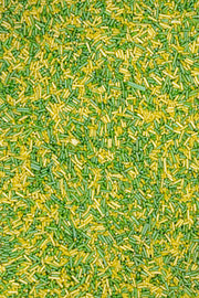 Glimmer Strands - Yellow & Green Sprinkles Sprinkly