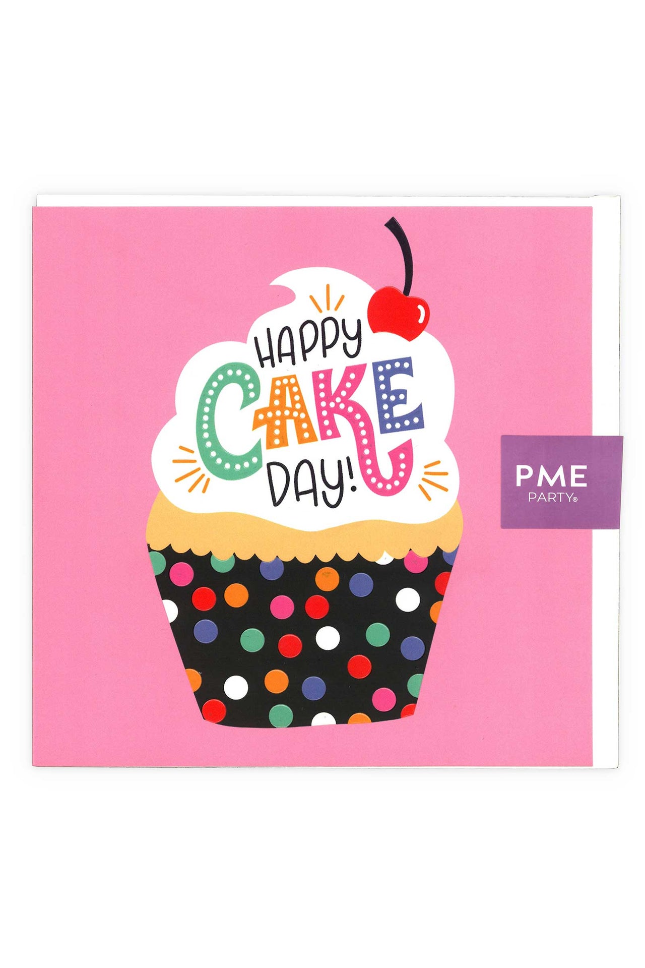 Happy Cake Day' Pink Cupcake Greeting Card Greeting & Note Cards PME