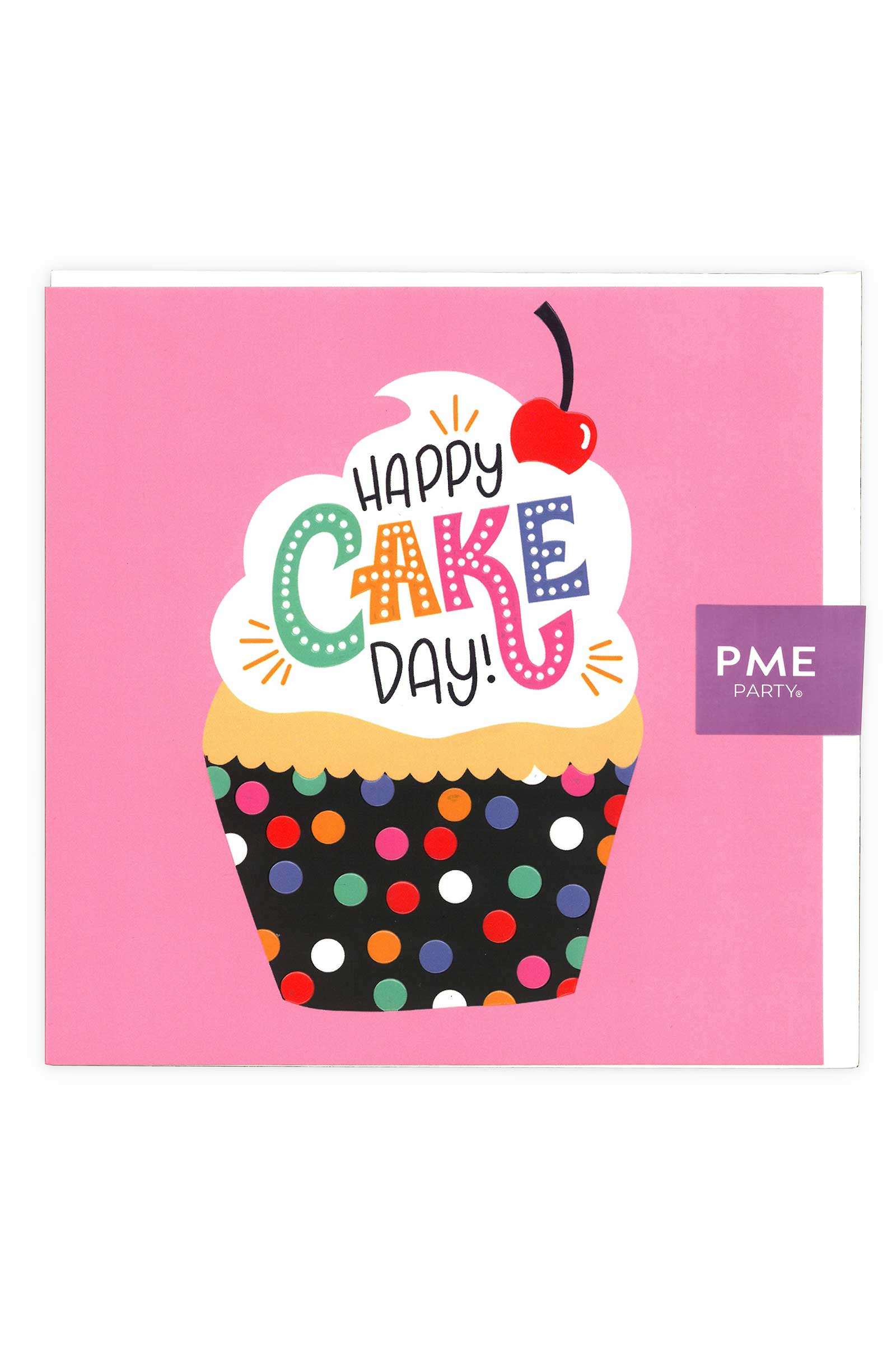 Happy Cake Day' Pink Cupcake Greeting Card Greeting & Note Cards PME