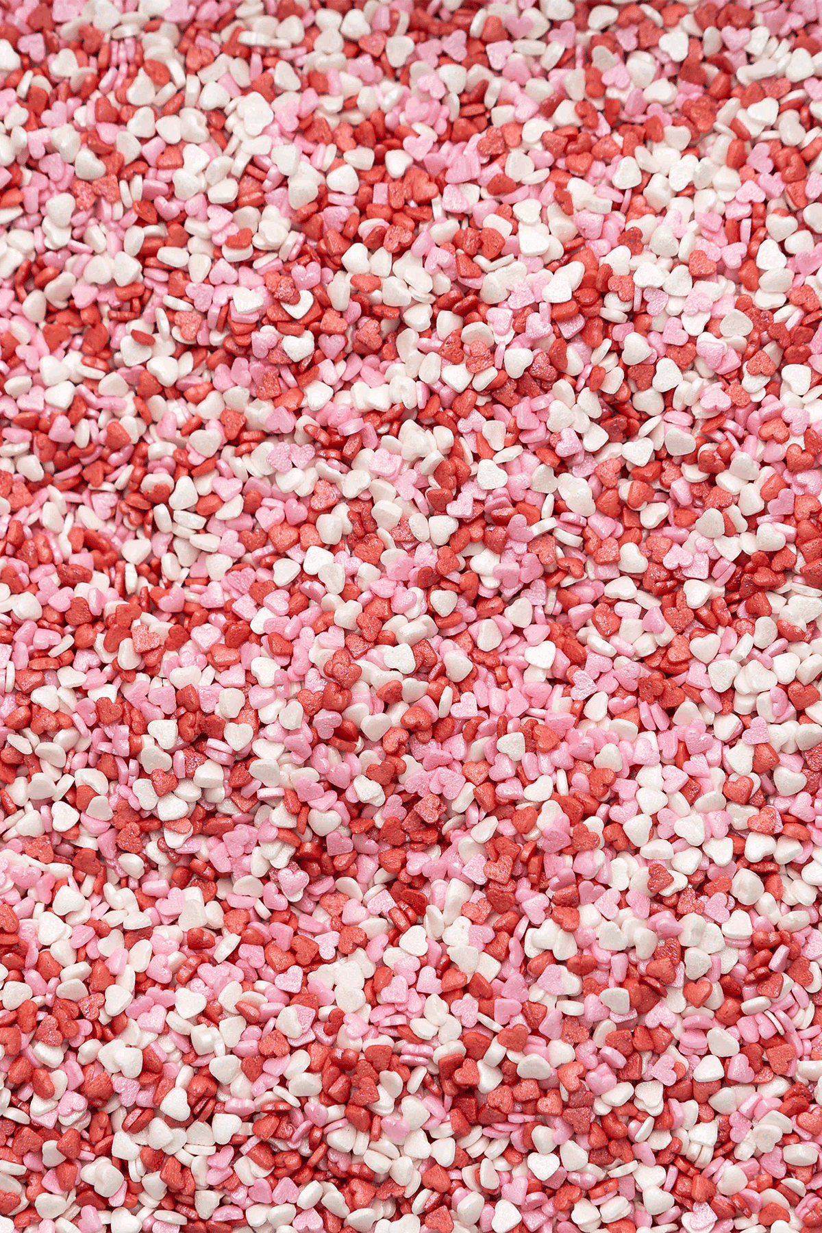 Hearts - Mini Pink, White & Red (Valentines Mix) Sprinkles SPRINKLY