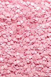 Hearts - Pink Sprinkles Sprinkly