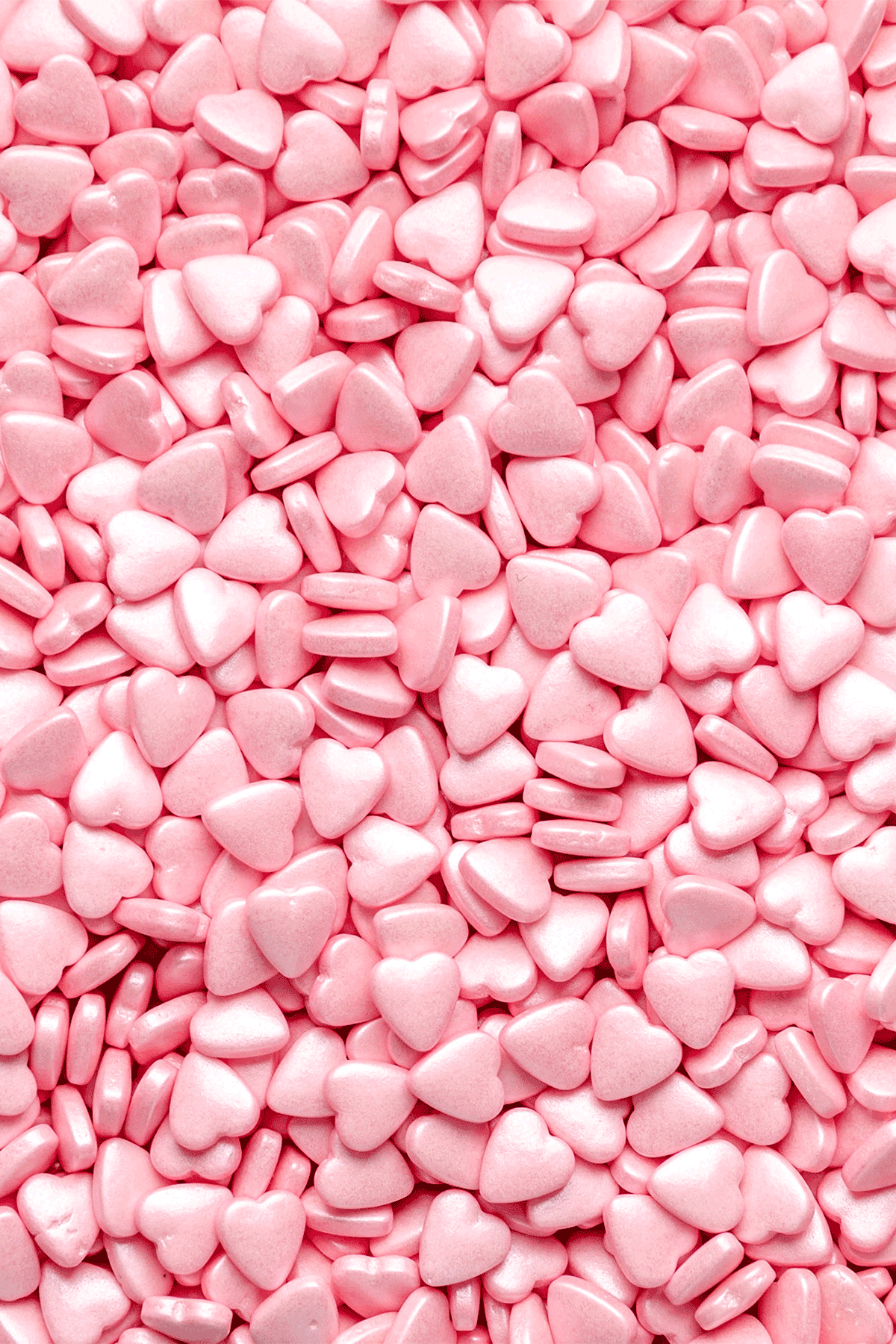 Hearts - Pink Tablet Sprinkles Sprinkly