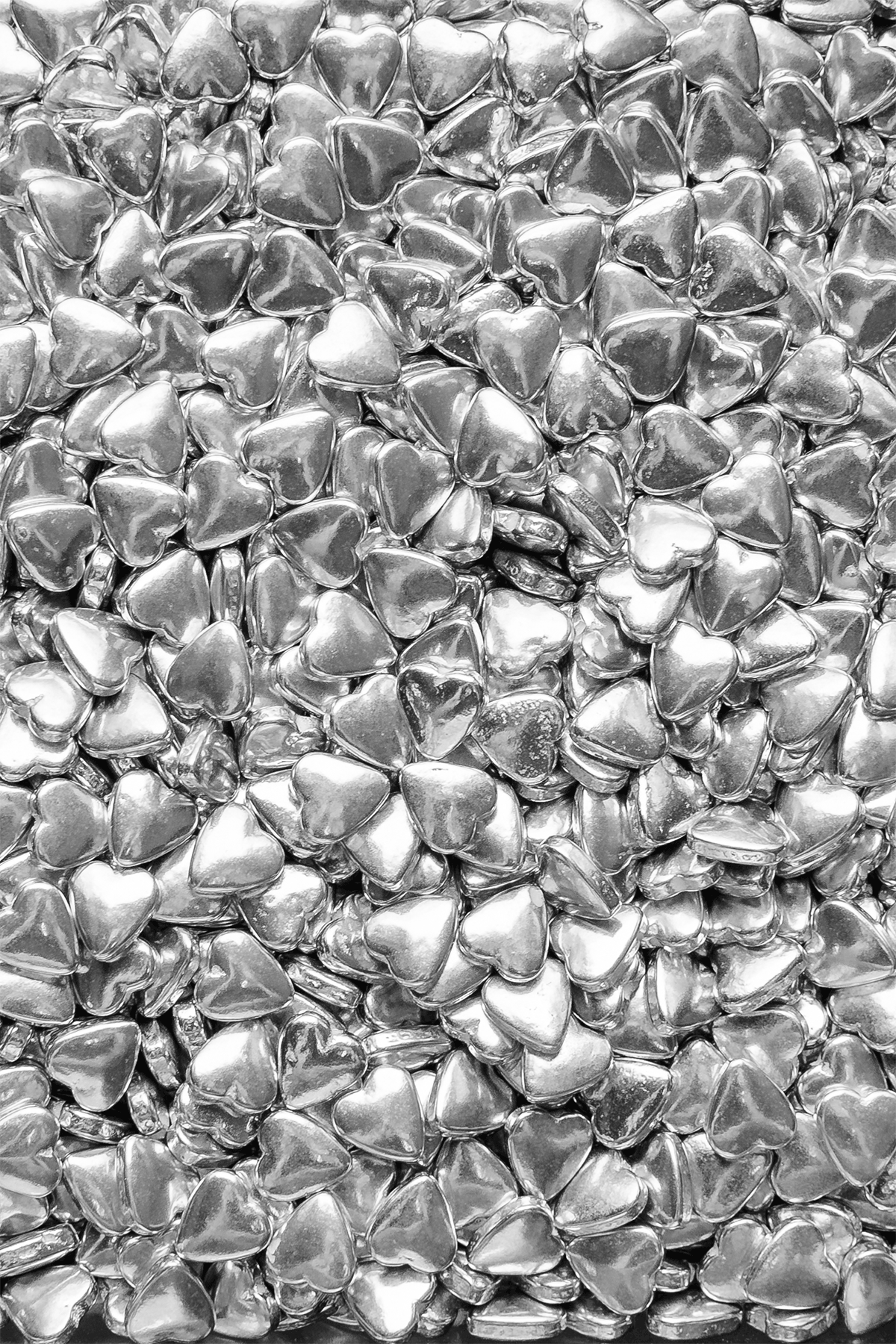 Hearts - Silver Tablets Sprinkles Sprinkly