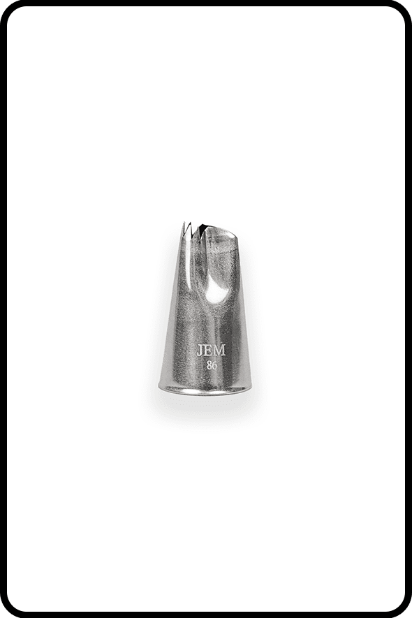 JEM Nozzle - Serrated Ruffle Nozzle #86 Piping Nozzle JEM