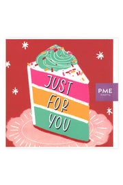 Just For You' Slice Red Greeting Card Greeting & Note Cards PME