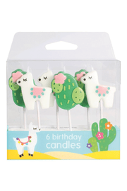 Llama Candles - 6 Piece Candles Baked With Love