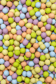 Matt Chocolate Balls - Pastel Mix - (Large/10mm) Sprinkles Sprinkly