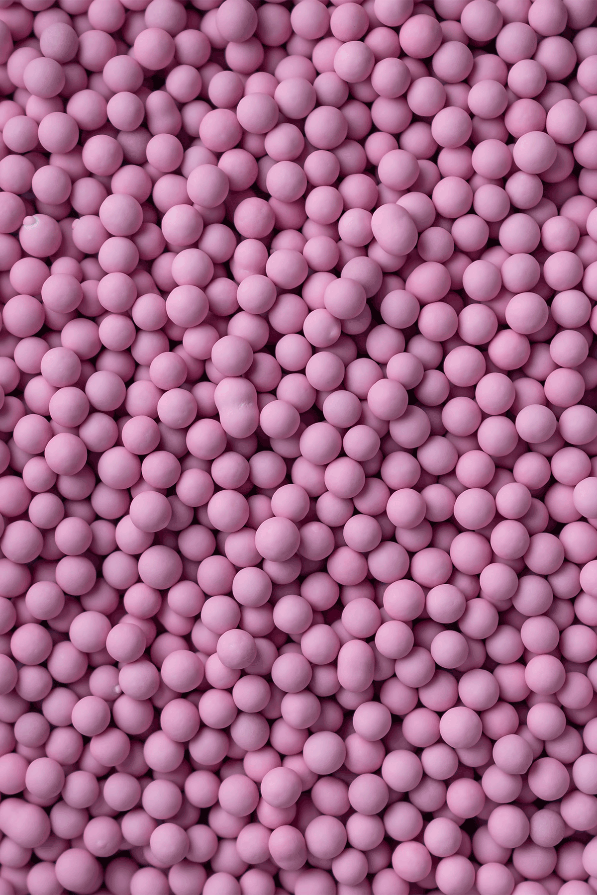 Matt Chocolate Balls - Pink - (Small/6mm) Sprinkles Sprinkly