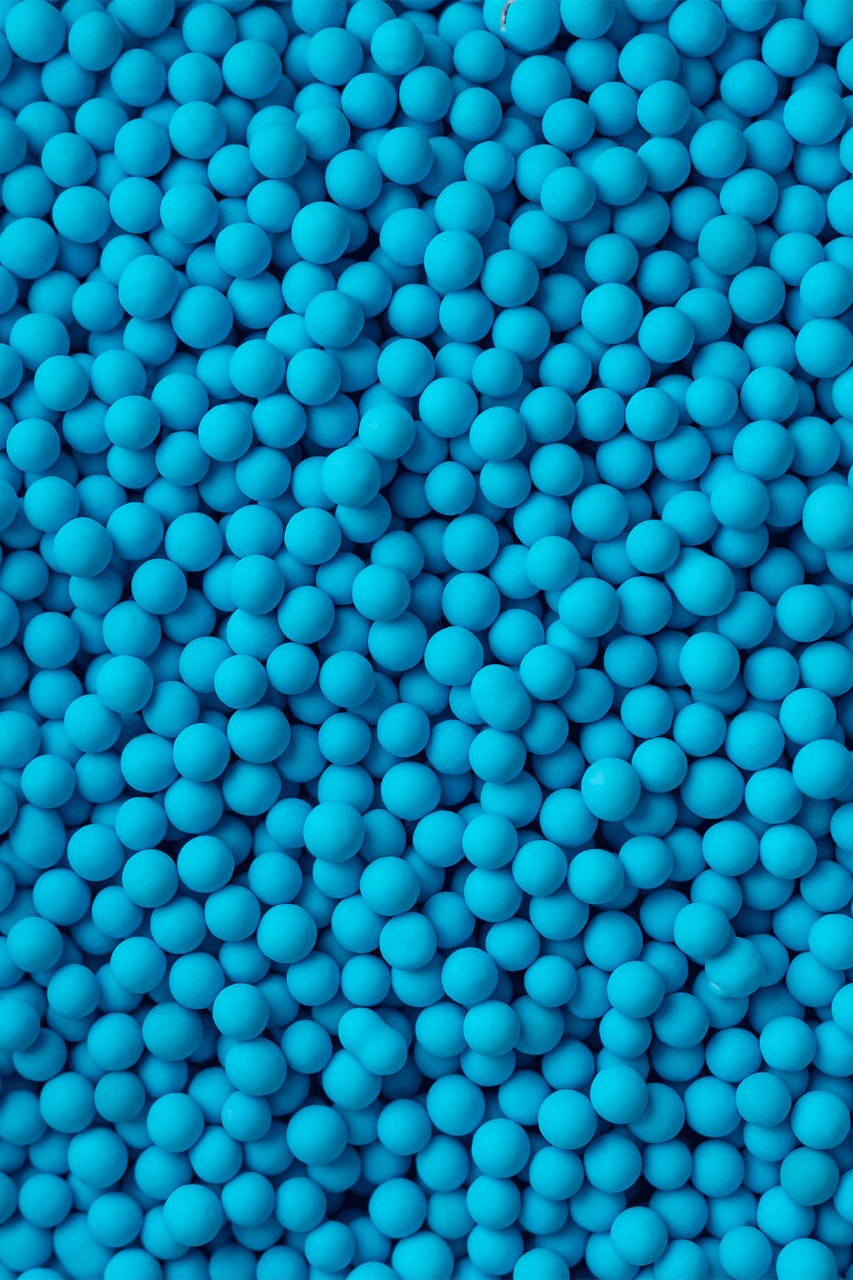 Matt Chocolate Balls - Turquoise - (Small/6mm) Sprinkles Sprinkly