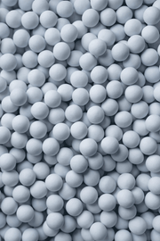 Matt Chocolate Balls - White - (Large/10mm) Sprinkles Sprinkly