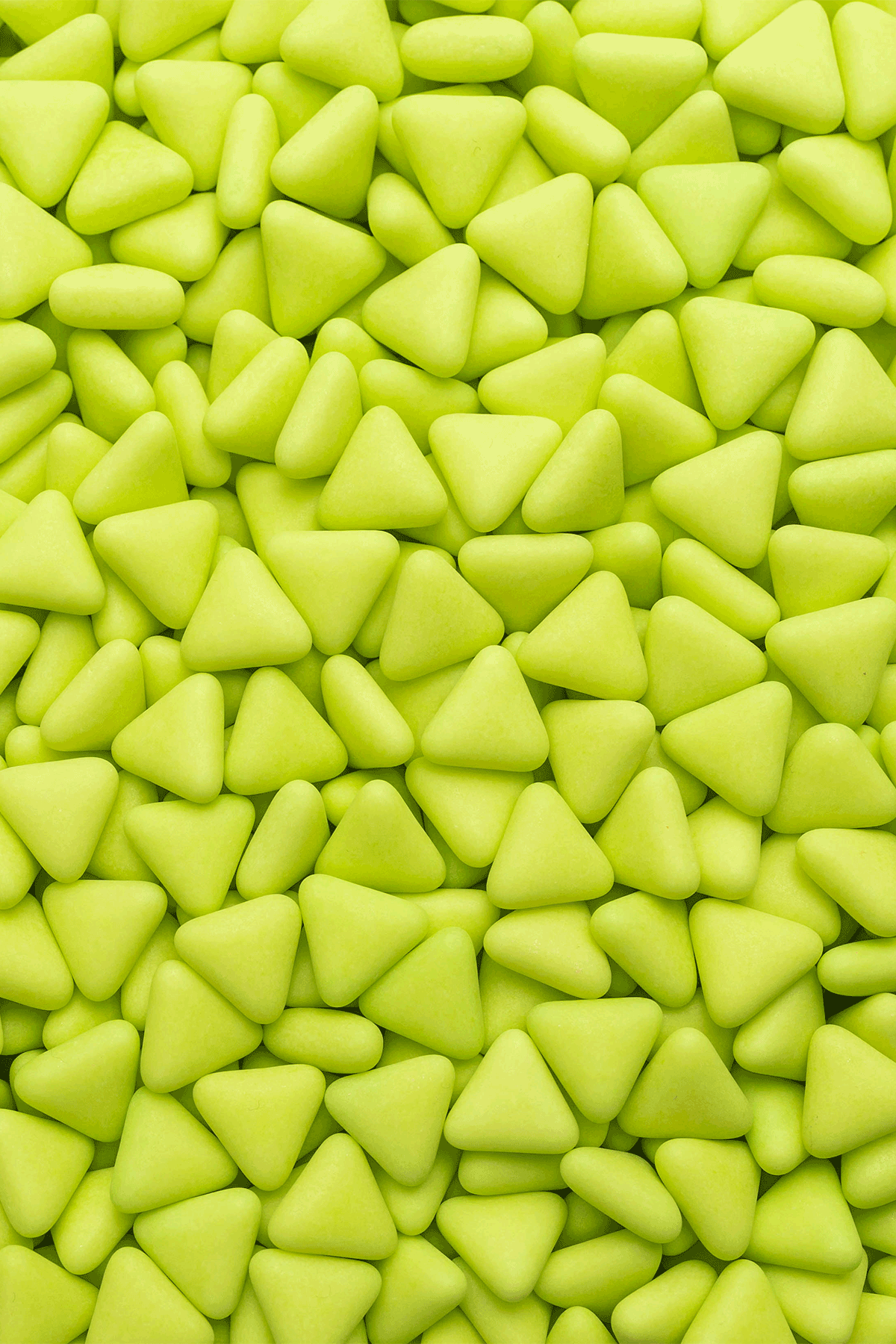 Matt Triangles - Green Sprinkles Sprinkly