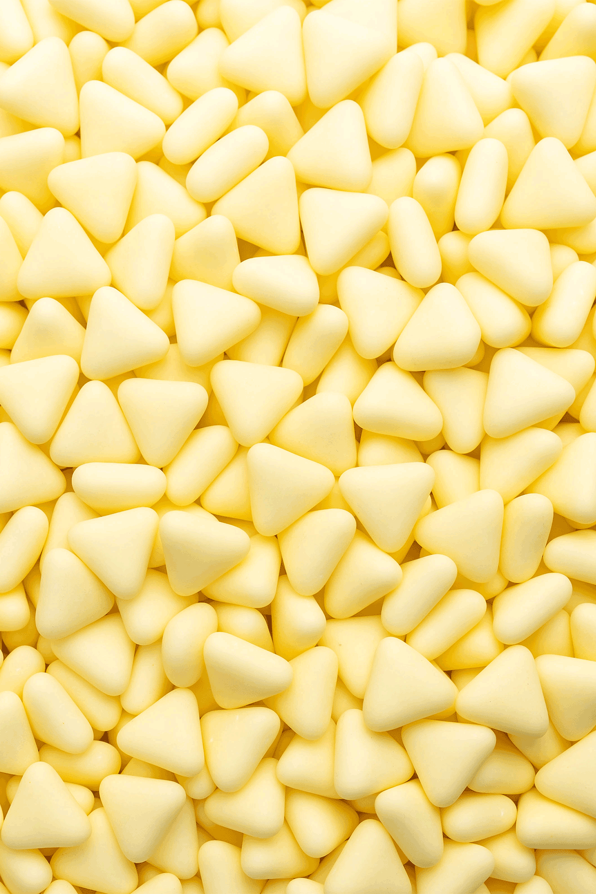 Matt Triangles - Yellow Sprinkles Sprinkly