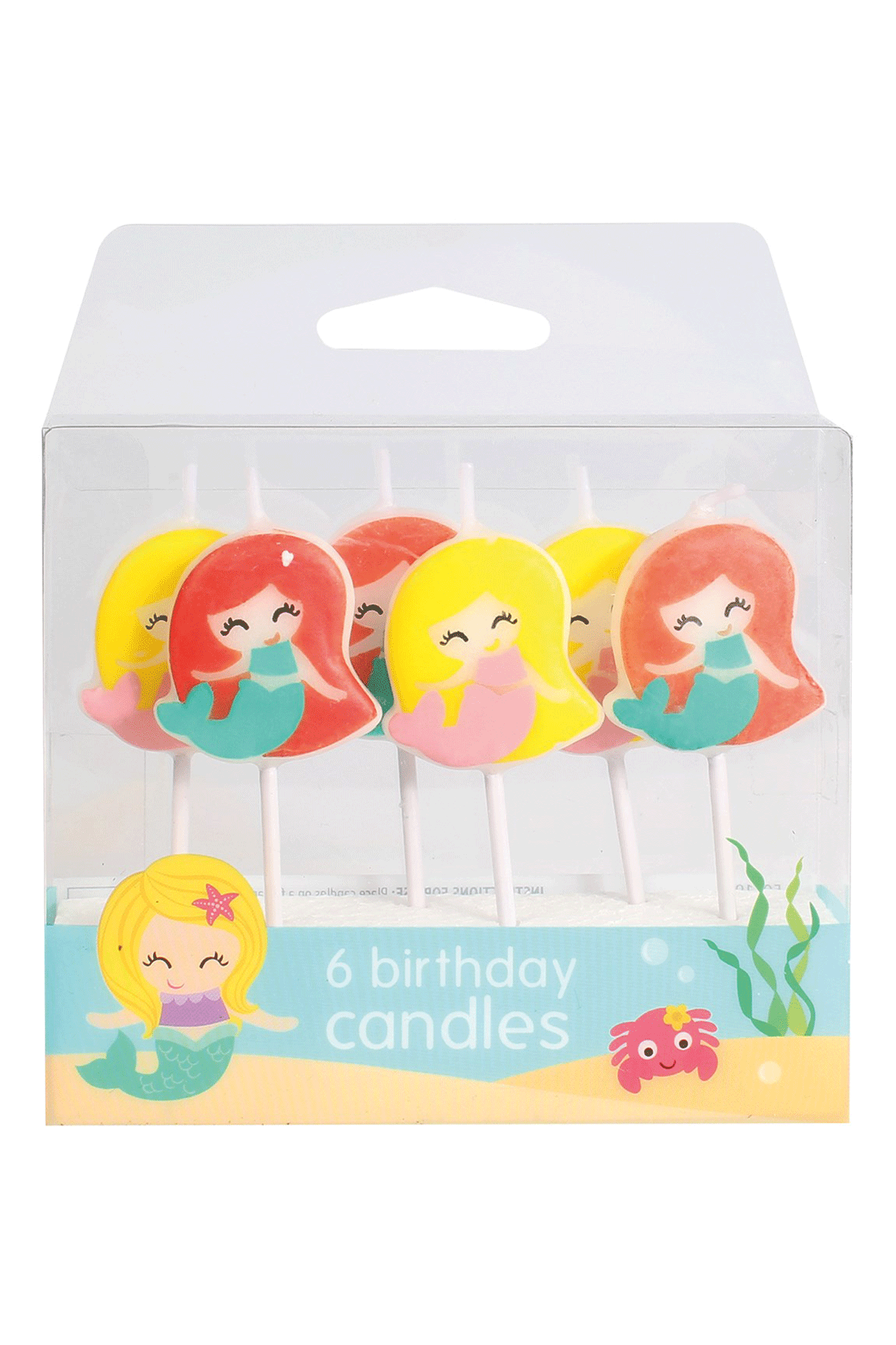 Mermaid Candles - 6 Piece Candles Baked With Love