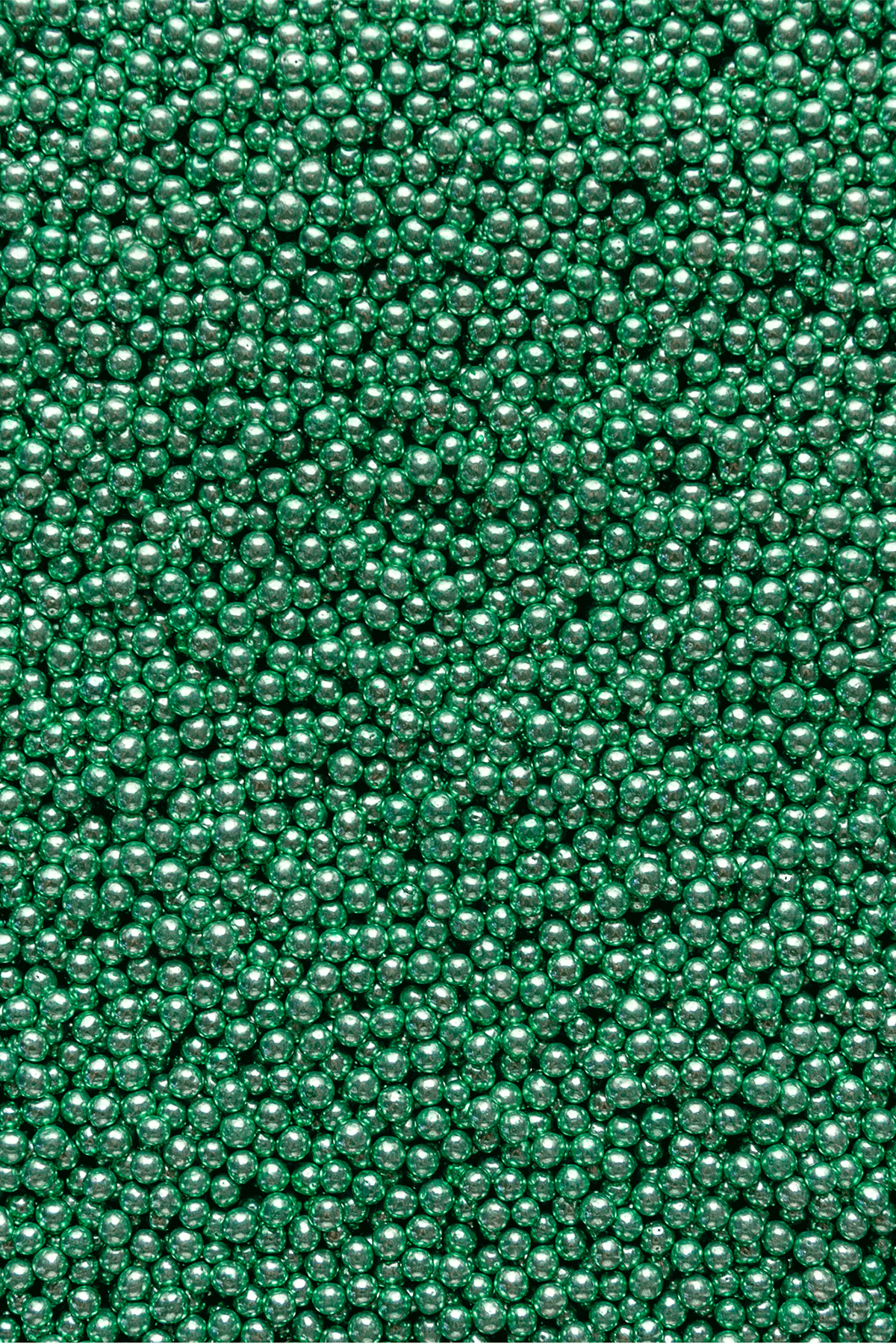 Metallic Pearls - Green 4mm Sprinkles Sprinkly