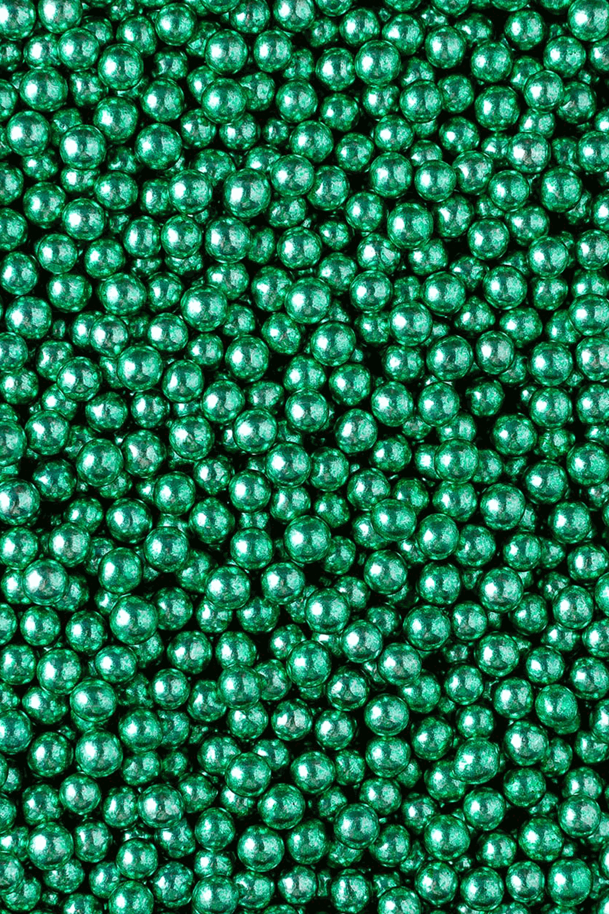 Metallic Pearls - Green 6mm Sprinkles Sprinkly