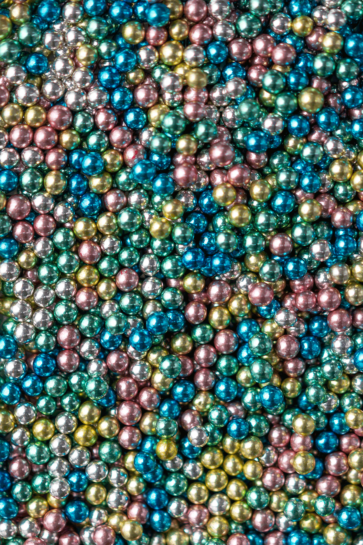 Metallic Pearls - Harlequin 6mm Sprinkles Sprinkly