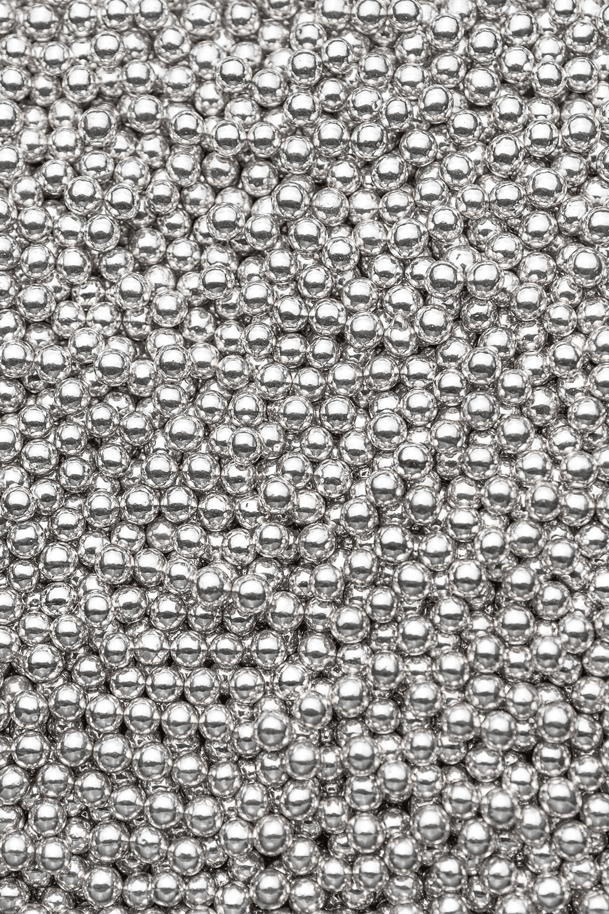 Metallic Pearls - Silver 6mm (Vegan) Sprinkles Sprinkly