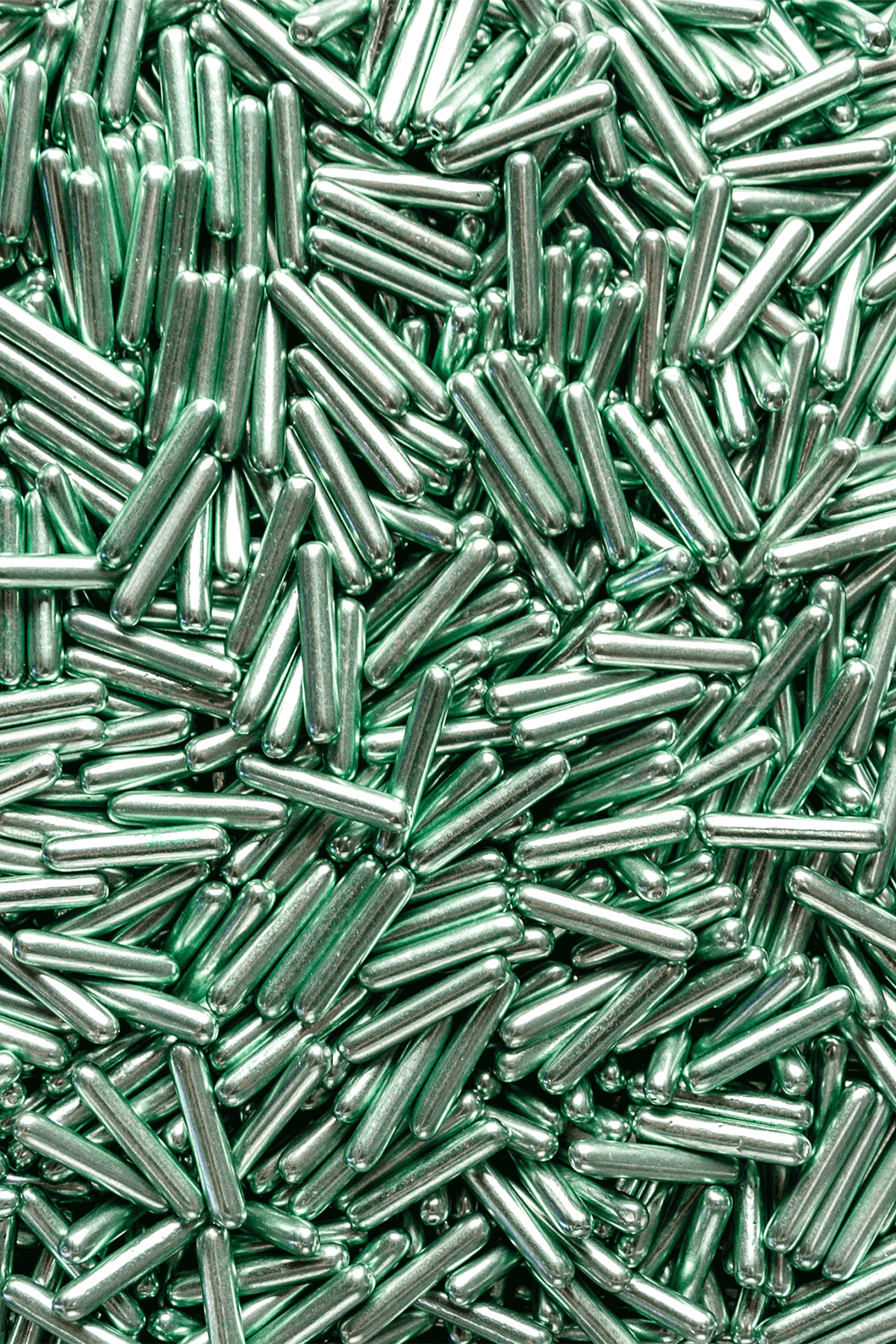 Metallic Rods - Green Sprinkles Sprinkly