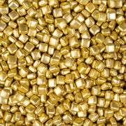 Metallic Shapes - Gold Squares Sprinkles Sprinkly