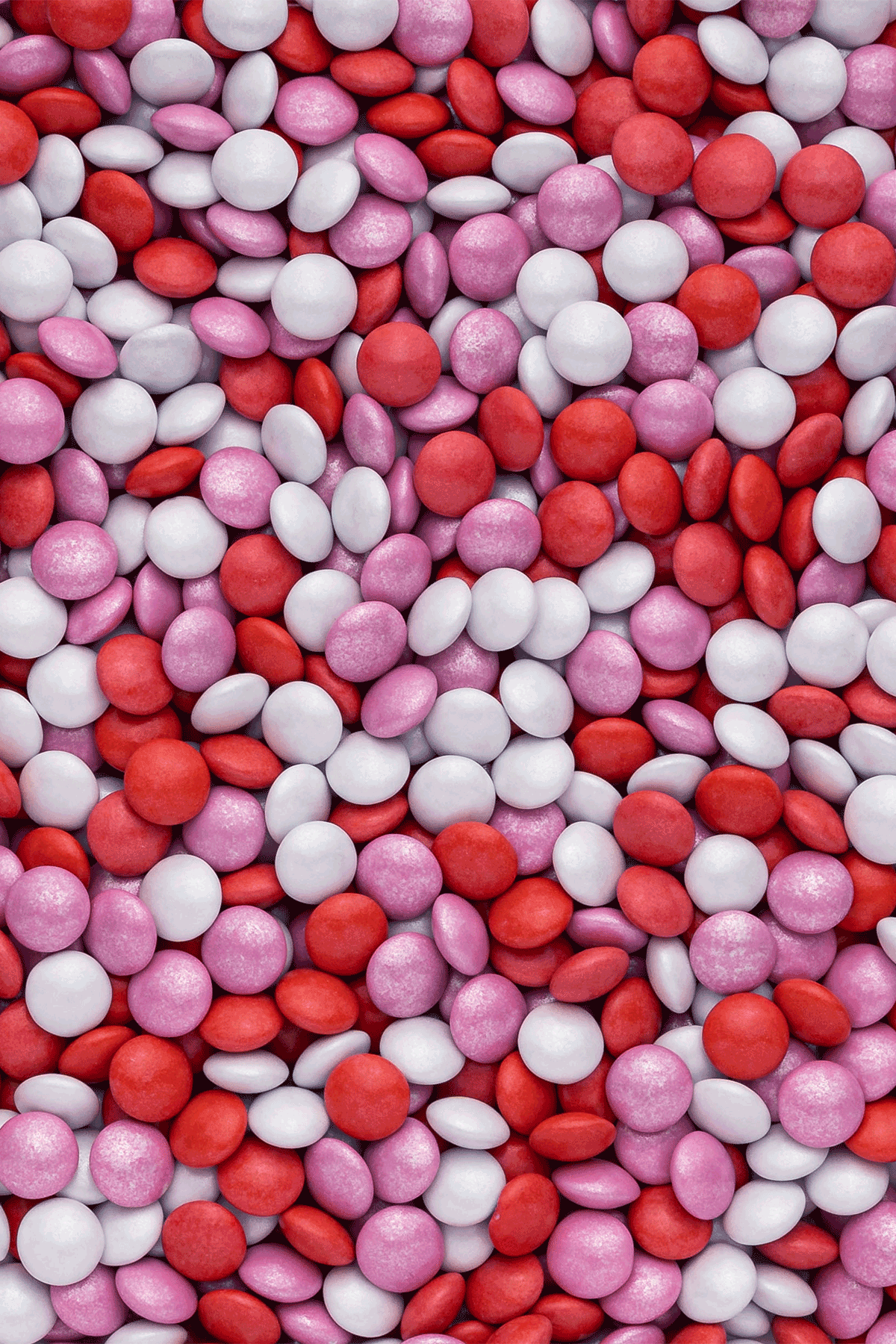 Mini Chocolate Beans - Pink, White & Red (Valentines Mix) Sprinkles SPRINKLY 
