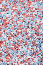 Natural Confetti - Red, White & Blue Sprinkles SPRINKLY 