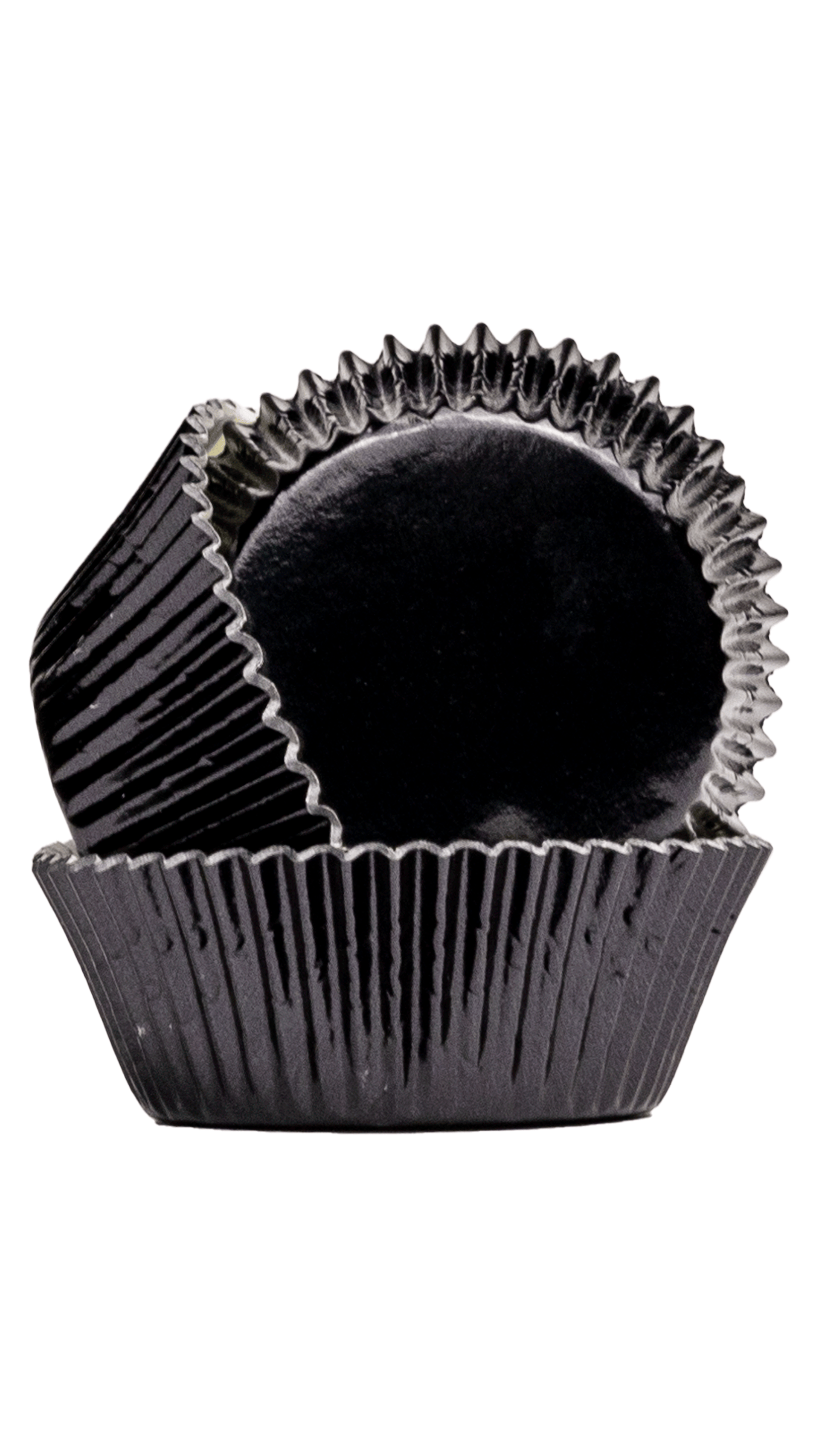 PME - Cupcake Cases - Metallic Jet Black - 30 Pack Cupcake Cases PME