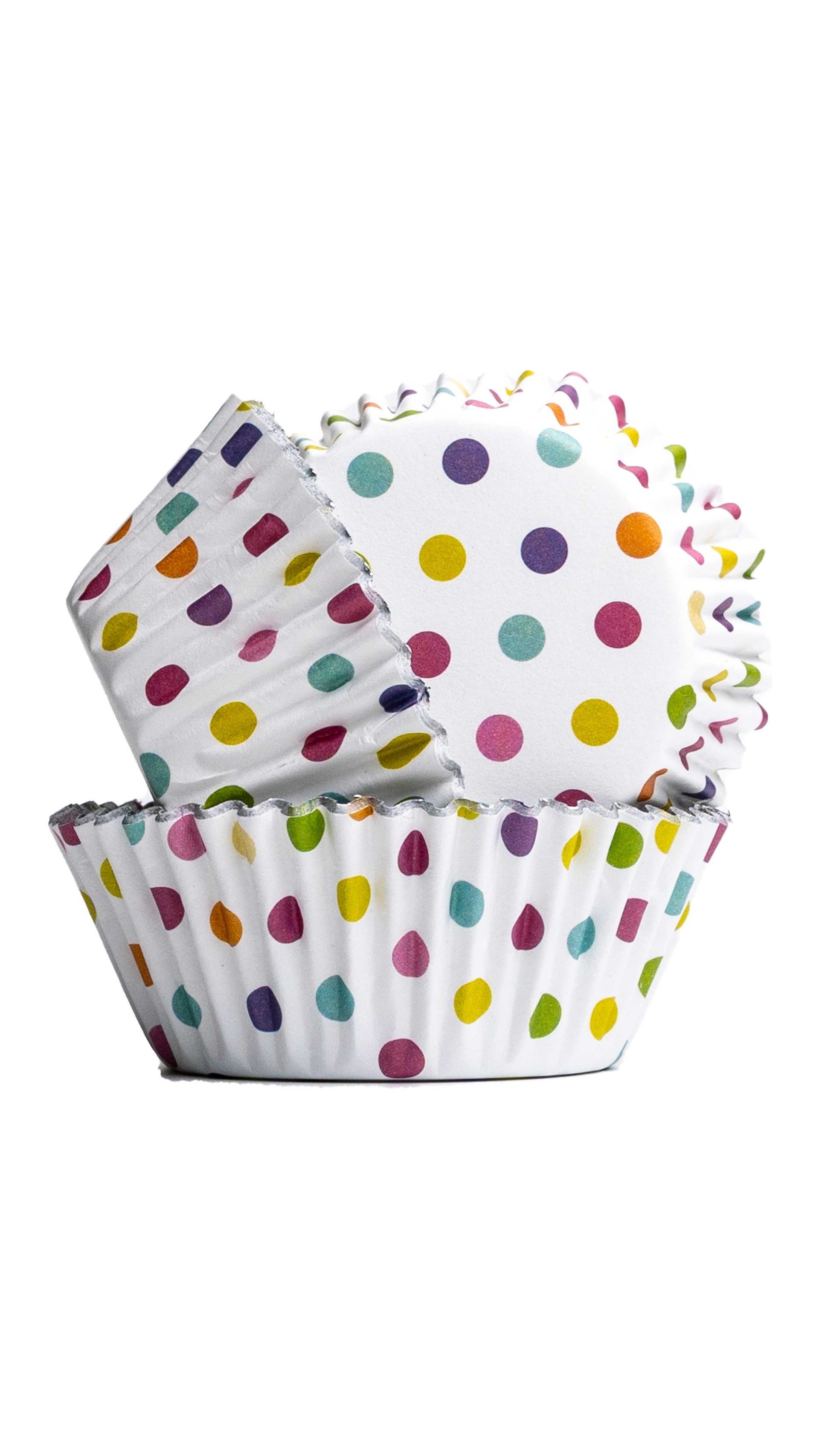 PME - Cupcake Cases - Polka Dot (Multi-Colour) - 30 Pack Cupcake Cases PME