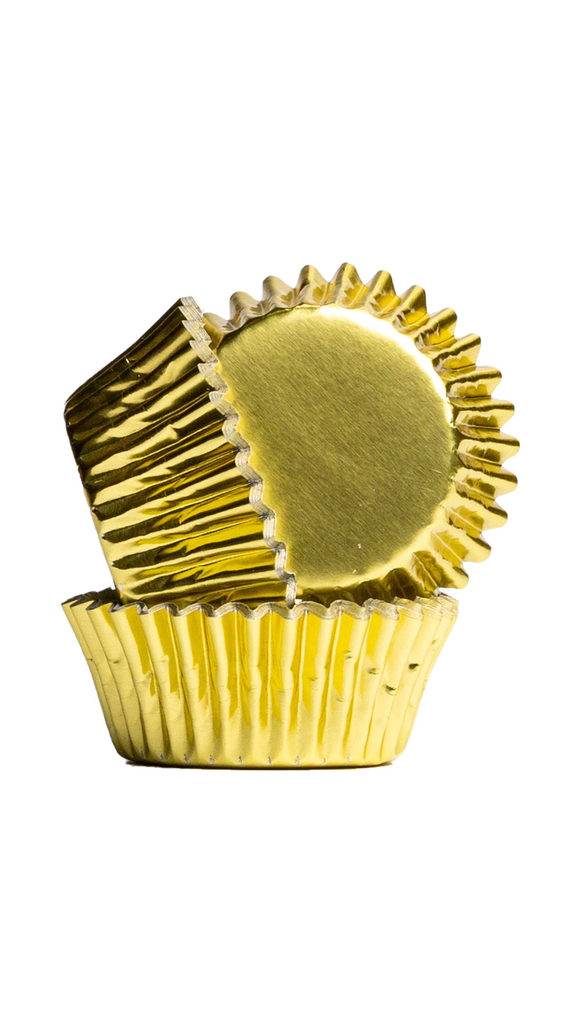 PME - Mini Cupcake Cases - Metallic Gold - 45 Pack Cupcake Cases PME