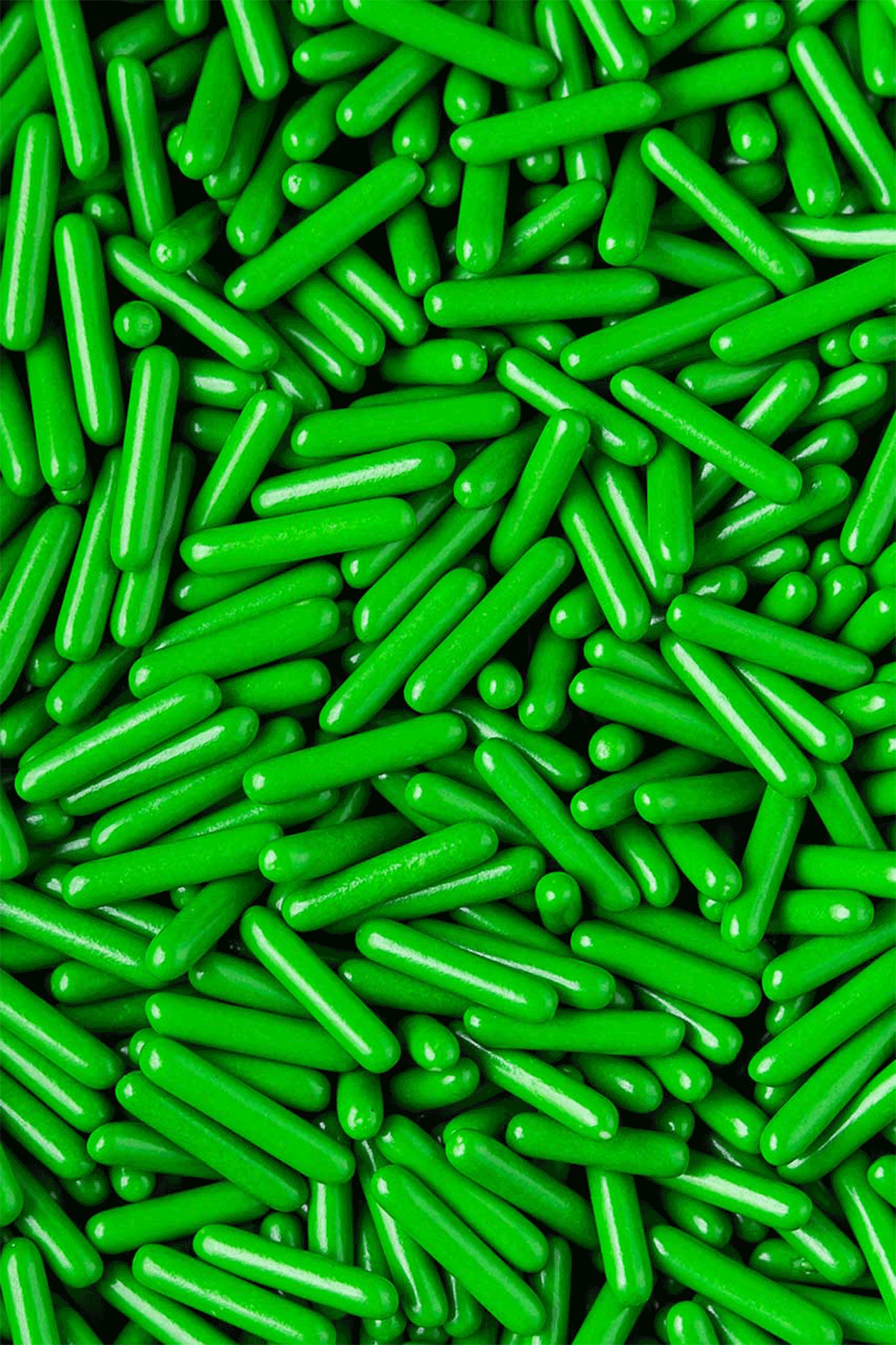 Polished Rods - Green Sprinkles Sprinkly