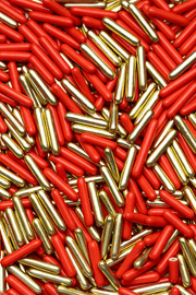 Polished Rods - Red & Metallic Gold Sprinkles SPRINKLY