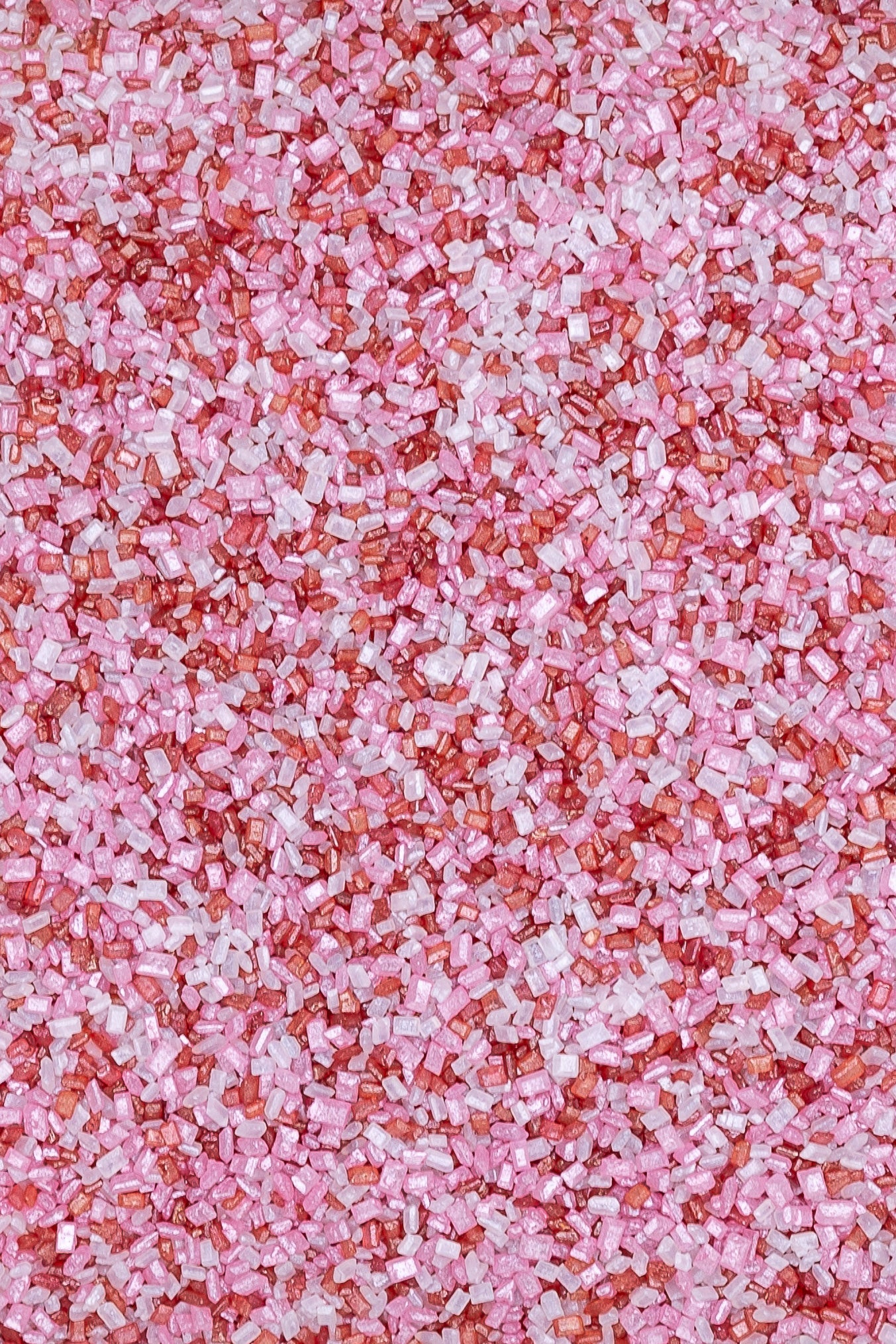 Sparkling Sugar - Pink, White & Red (Valentines Mix) Sprinkles SPRINKLY 