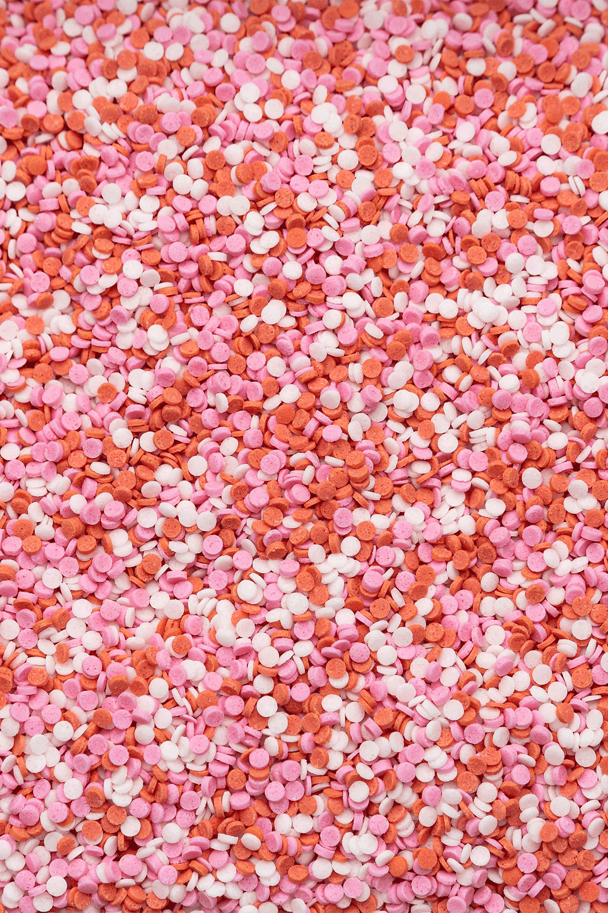 Sugar Confetti - Pink, White & Red (Valentines Mix) Sprinkles SPRINKLY 