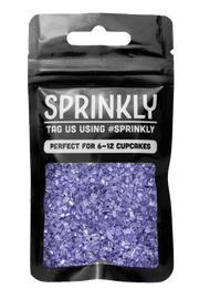 Sugar Crystals - Purple Sprinkles Sprinkly 30g Sample Packet