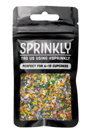 Sugar Crystals - Rainbow Sprinkles Sprinkly 30g Sample Packet