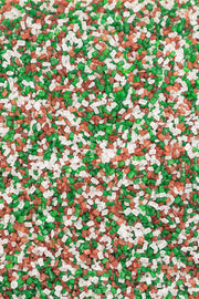 Sugar Crystals - Red, White & Green (Christmas) Sprinkles Sprinkly 