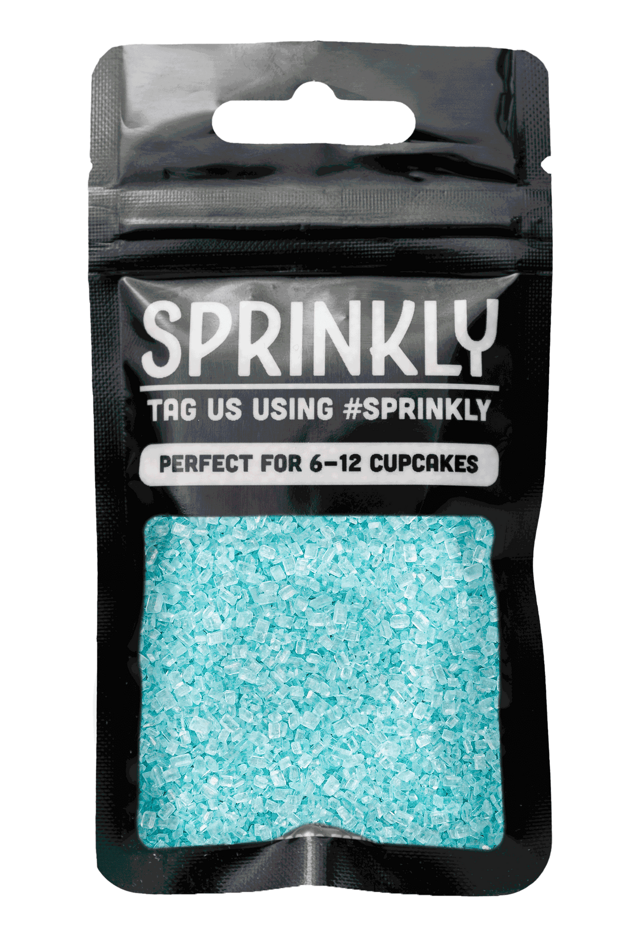 Sugar Crystals - Turquoise Sprinkles Sprinkly 30g Sample Packet