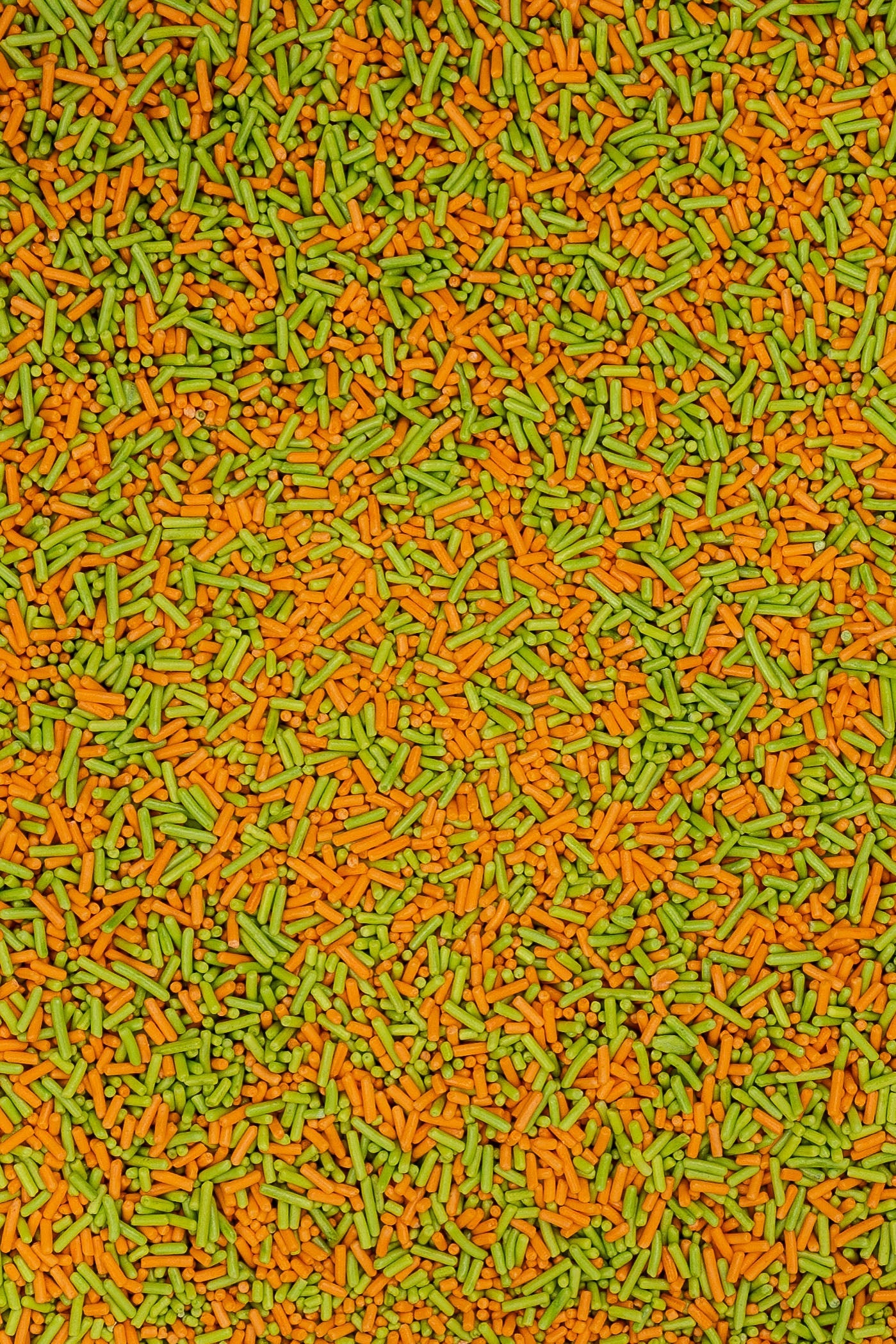 Sugar Strands - Orange & Green Sprinkles Sprinkly