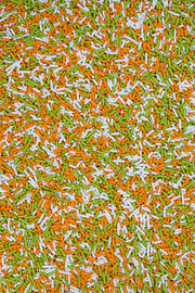 Sugar Strands - Orange, Light Green & White (St Patricks/Irish ☘️ ) Sprinkles Sprinkly 