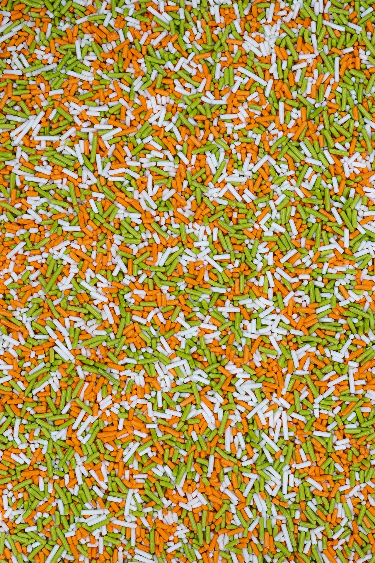 Sugar Strands - Orange, Light Green & White (St Patricks/Irish ☘️ ) Sprinkles Sprinkly