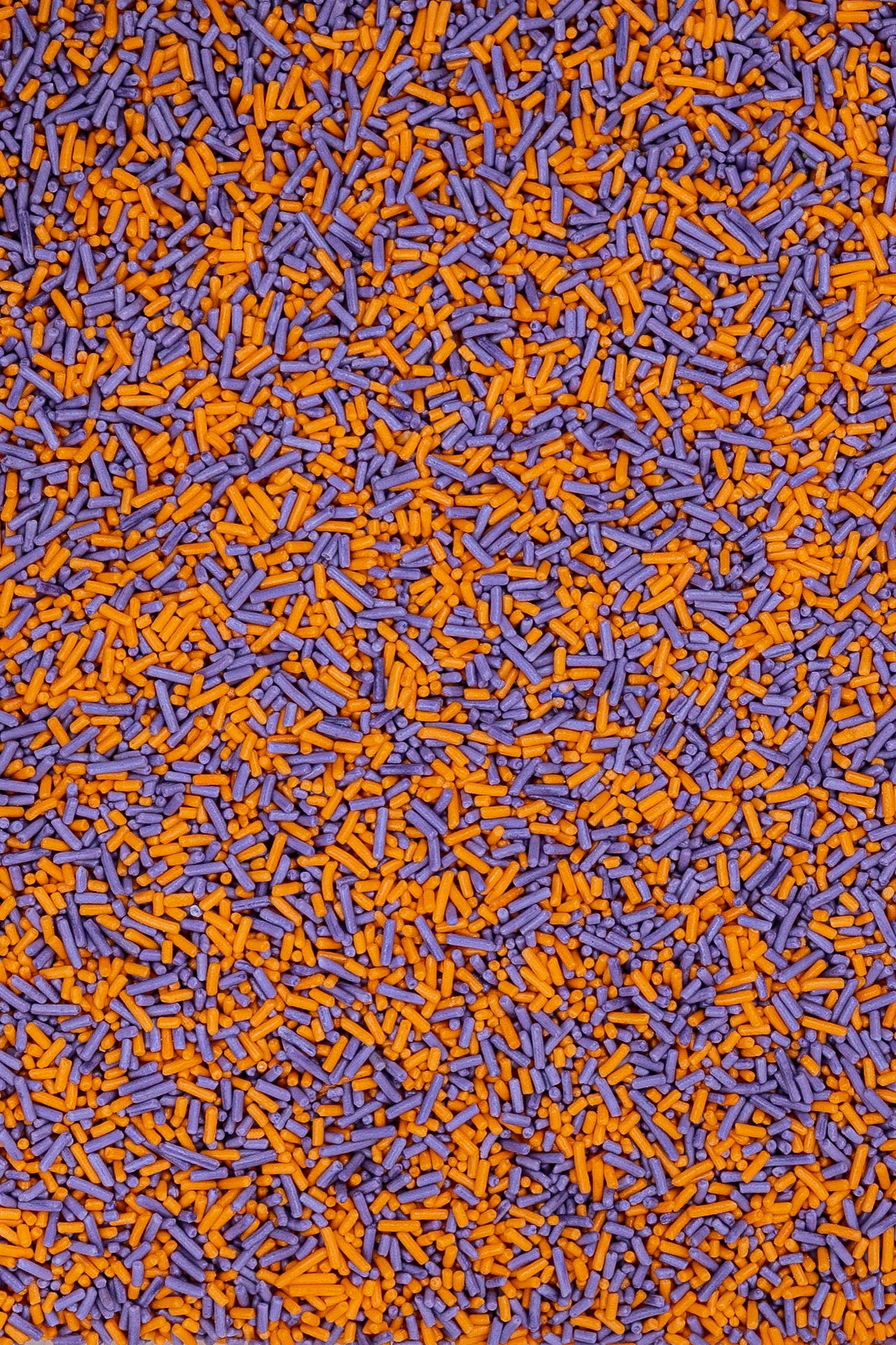 Sugar Strands - Orange & Purple Sprinkles Sprinkly