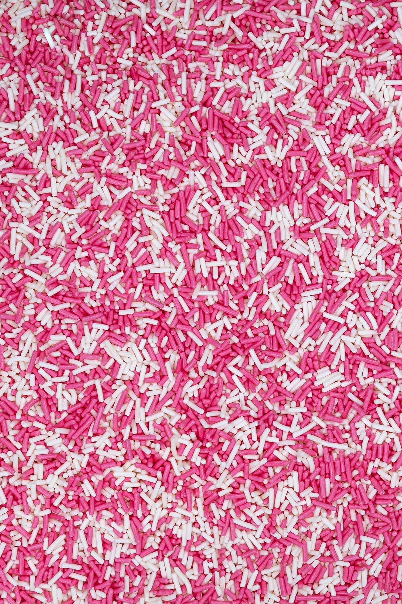 Sugar Strands - Pink & White | SPRINKLY.co.uk
